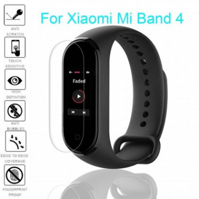 Folie protectie Hydrogel, TPU Silicon, Bratara fitness Xiaomi Mi Band 4, Bulk foto