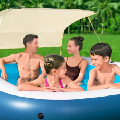 Piscina gonflabila Family Bestway cu parasolar 254 x 178 x 140 cm