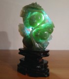 Statueta asiatica Feng Shui pentru sanatate |Jad sculptat| piesa veche