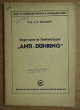 A. D. Macarov - Despre opera lui Friedrich Engels &rdquo;Anti-Duhring&rdquo;