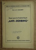 A. D. Macarov - Despre opera lui Friedrich Engels &rdquo;Anti-Duhring&rdquo;