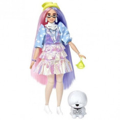Papusa Barbie cu Figurina si Accesorii Style Beanie by Mattel Extra GVR05 foto