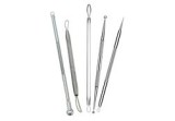 Set 5 ustensile faciale, oțel inoxidabil, sterilizabile