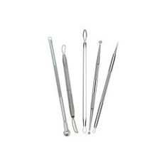 Set 5 ustensile faciale, oțel inoxidabil, sterilizabile