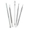 Set 5 ustensile faciale, oțel inoxidabil, sterilizabile