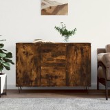 VidaXL Servantă, stejar fumuriu, 104x35x70 cm, lemn prelucrat