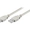 Cablu USB 2.0 A-A, 3m, gri