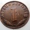 B.102 GERMANIA 1 REICHSPFENNIG 1939 D