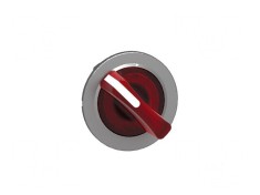 Comutator rotativ 30mm cu 2 pozitii rosu IP66