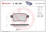 BREMBO P 68 043 PRIME LINE set placute frana,frana disc