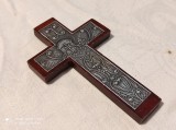 CRUCE CRUCIFIX de perete GUATEMALA ornat SPLENDID de colectie RAR vechi