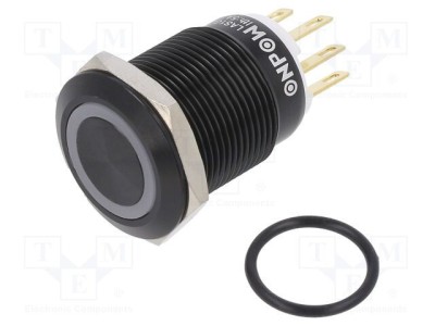 Comutator anti-vandalism ONPOW 2 SPDT 3A/220VAC 5A/24VDC IP65 foto
