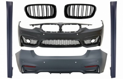 Body Kit BMW Seria 3 F30 Non LCI &amp;amp; LCI (2011-2018) M3 Sport EVO Design cu Praguri Laterale si Grile Centrale Performance AutoTuning foto