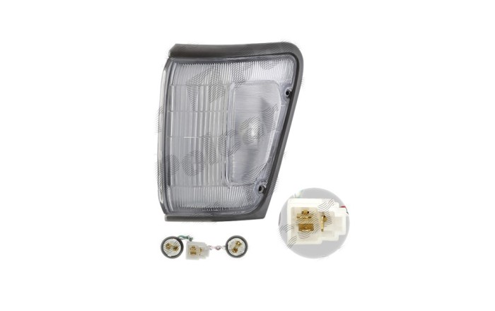 Lampa pozitie Toyota Hilux/4-Runner (N50) 08.1988-1991 Pentru Model 4wd, partea Stanga, Fata, cu suport bec, marca Depo