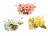 Cumpara ieftin Set 3 flori artificiale Dalia 16 cm