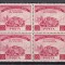 ROMANIA 1955 LP 394 ZIUA POMPIERILOR BLOC DE 4 TIMBRE STARE MNH