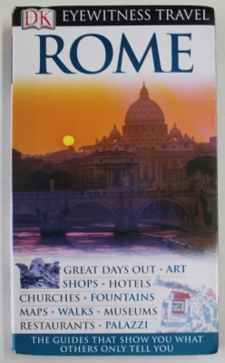 ROME , EYEWITNESS TRAVEL , GUIDE , 2009 foto