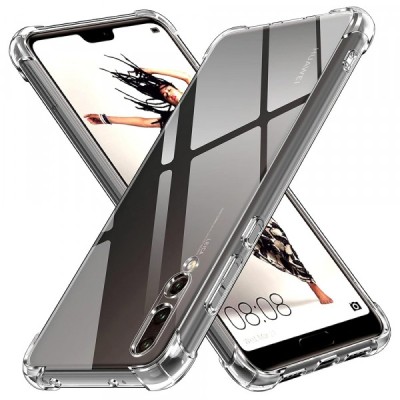 Husa pentru Huawei P20 Pro, Techsuit, Shockproof Clear, Transparenta foto
