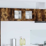 vidaXL Dulap suspendat cu ușă Riga Stejar fumuriu 40 x 31 x 40 cm 884202