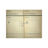 Titu Maiorescu - Critice, 2 vol. (Editia: 1967)