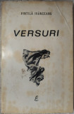 VINTILA IVANCEANU: VERSURI(ed princeps 1969/tiraj 790/DEDICATIE PT RADU DUMITRU)