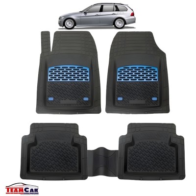 BMW Seria 3 E91 Touring, Break (2005&amp;ndash;2012) Covorase Auto TeamCar&amp;reg; Tip Tavita Compatibile Blue foto