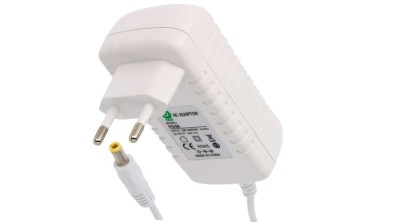 Sursă de alimentare POS POSB12250A-WH, impuls 12V/2.5A/30W, adaptor orizontal, AC:CEE7/16. conector DC: 2,1/5,5 (+) foto