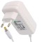 Sursă de alimentare POS POSB12250A-WH, impuls 12V/2.5A/30W, adaptor orizontal, AC:CEE7/16. DC: 2.1/5.5 (+)