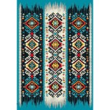Covor Model Kolibri 11226-140, Marime 120 x 170 cm, Albastru, Inaltime Fir 9 mm, Antialergic, Polipropilena, Living, Dormitor, Sufragerie, Birou