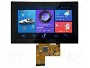 Afisaj TFT, grafic, matrice IPS, rezolutie 1024x600, 7", 4,5...5,5V DC, Dwin Technology - DMG10600F070_02WTC