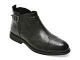 Ghete elegante OTTER negre, 27588, din piele naturala