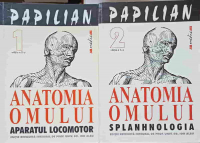ANATOMIA OMULUI VOL.1-2 APARATUL LOCOMOTOR, SPLANHNOLOGIA-VICTOR PAPILIAN foto