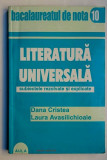 Literatura universala * Subiecte rezolvate si explicate - D. Cristea BAC 10
