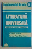 Literatura universala * Subiecte rezolvate si explicate - D. Cristea BAC 10