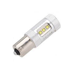 Led auto ROSU 80W BA15S / P21W, 12V-24V Canbus led CREE Rosu