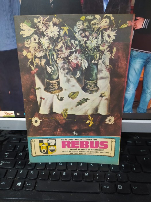 Rebus, revistă bilunară de divertisment, 15 iun. 1986, nr. 12, 696, anul 29, 151