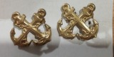 S 34 - semne de arma - metalice - marina fluviala - aurii