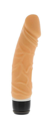 Vibrator Realistic Silicone Classic, Flesh, 16.5 cm foto