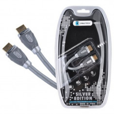 Cablu HDMI-HDMI Silver Edition, 1.8 m, Argintiu foto