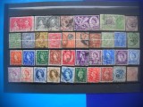 HOPCT LOT NR 578 ANGLIA SI COLONII BRITANICE-36 TIMBRE VECHI-STAMPILAT