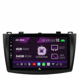 Cumpara ieftin Navigatie Mazda 3 (2009-2013), Android 12, Q-Octacore 4GB RAM + 64GB ROM, 9 Inch - AD-BGQ9004+AD-BGRKIT320