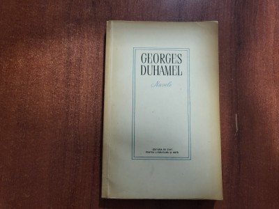 Nuvele de Georges Duhamel foto
