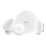 Sistem de alarma EZVIZ Smart Home CS-B1, Wi-Fi, comunicare wireless ZigBee, alb
