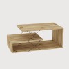 Masuta cafea Adana Cayenne, 100x50 cm, MDF/PAL, Alb, Gri, Crem - Design modern, living elegant