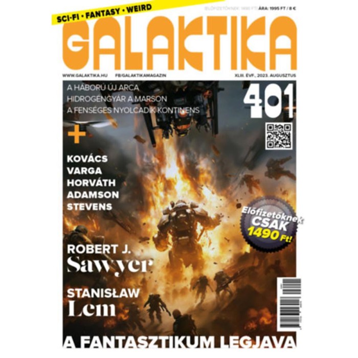 Galaktika Magazin 401. sz&aacute;m - 2023. augusztus