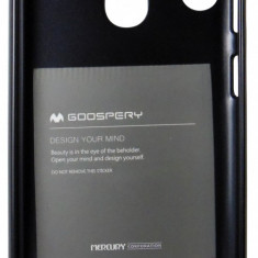 Husa silicon Mercury Goospery i-Jelly negru metalic pentru Samsung Galaxy A20e (SM-A202F)