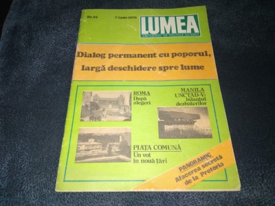 REVISTA LUMEA NR 24 1979 foto