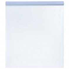 vidaXL Folie fereastră, statică/mată, gri transparentă, 90x2000cm, PVC