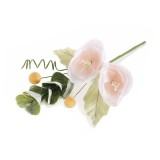 Cumpara ieftin Floare artificiala roz verde cm 16 H