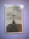 Carte postala Sinaia, Monum. Eroilor pe M. Caraiman, iulie 1931, circulata